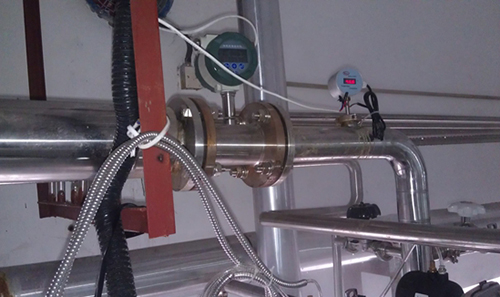 dn32渦輪流量計現場安裝使用圖