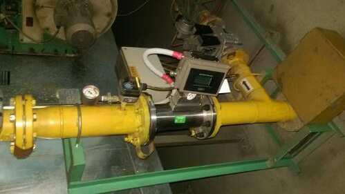 沼氣流量表現場使用圖